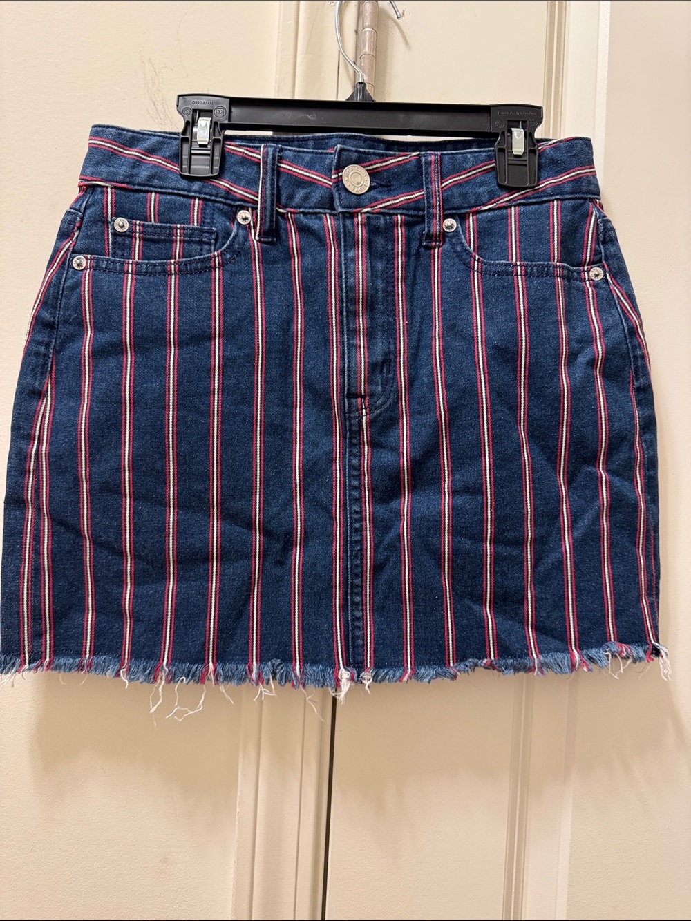 NWT American Eagle Super Stretch Mini stripe skirt